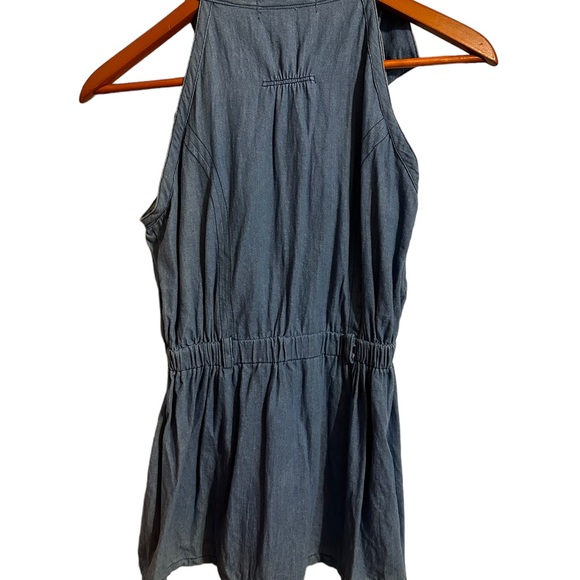 Plains and Prints Zipper Down Collar Top Size 2 - Picture 3 of 8